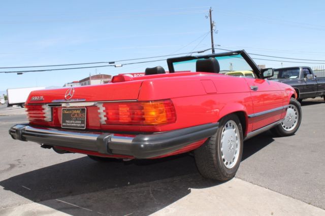 1986 mercedes-benz 560sl roadster in las vegas - just 39,660 original miles!