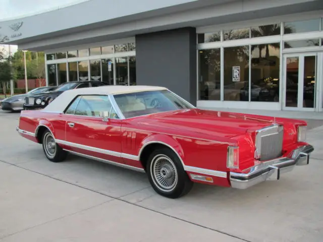 1979 79 lincoln continental mark v * 3k miles * original paint * build sheet *