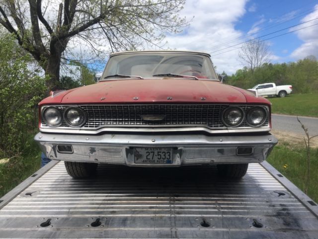 1963 ford galaxy 500 barn find convertible