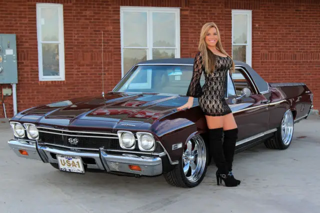 1968 chevy el camino ss matching #s 396 4 speed 12 bolt ps pdb ac super sport