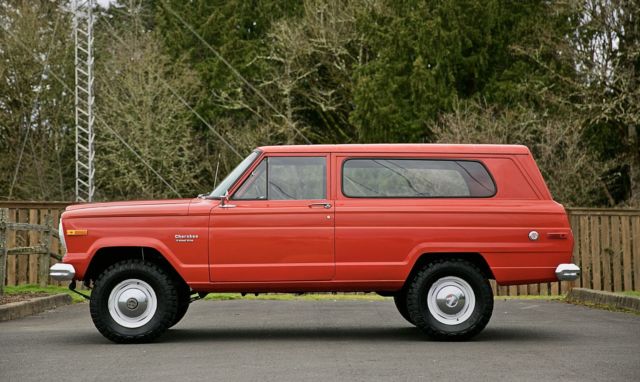 1974 jeep cherokee wagoneer wrangler cj5 4wd sport utility wagon classic