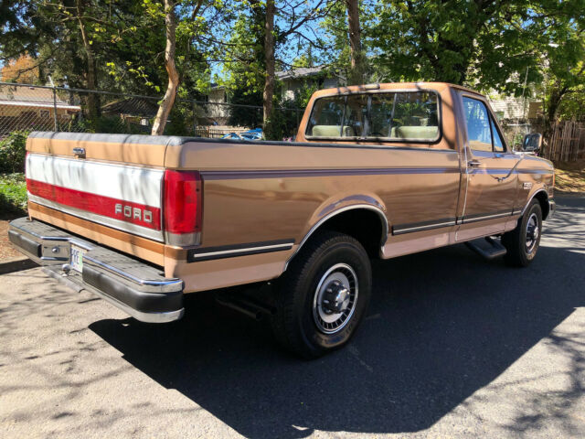 1989 ford f-250 xlt lariat regular cab v8 2wd all original!!! 48k!!! must see!!!