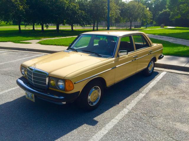 1981 mercedes 280e w123 sedan