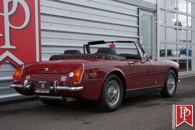 1974 mg midget convertible, 34,707 miles, burgundy, beautifully restored