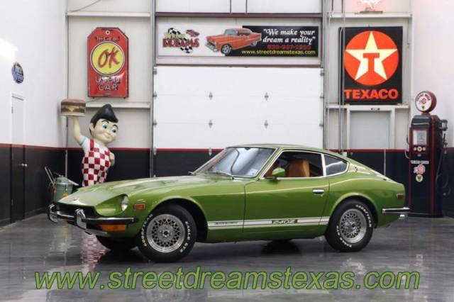 1973 datsun 280z 25000 miles green coupe i6 2.4l automatic