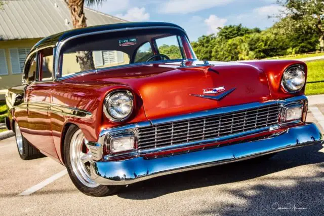 1956 chevy bel air - frame off resto mod