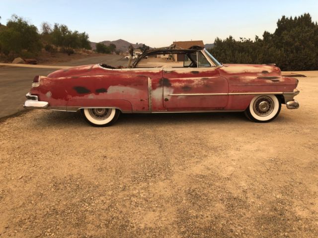 1953 cadillac convertible california barn w/many others. 99% there, turns over