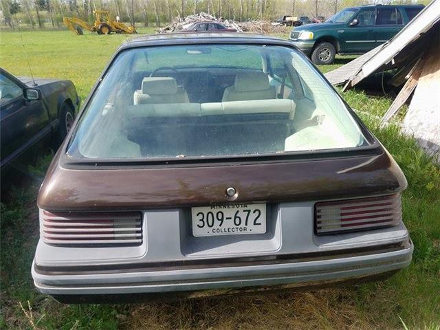 1983 mercury capri brown 3.8 v6 automatic