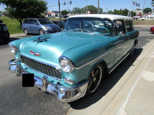 1955 chevrolet nomad resto-mod ls1 4l65e automatic transmission 9" rear end low