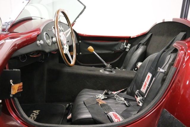 1965 shelby cobra replica 8711 miles maroon 5.0 liter v8 5 speed manual