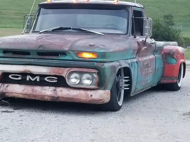1965 gmc 1 ton dually with 5.9 cummins hotrod ratrod diesel air ride