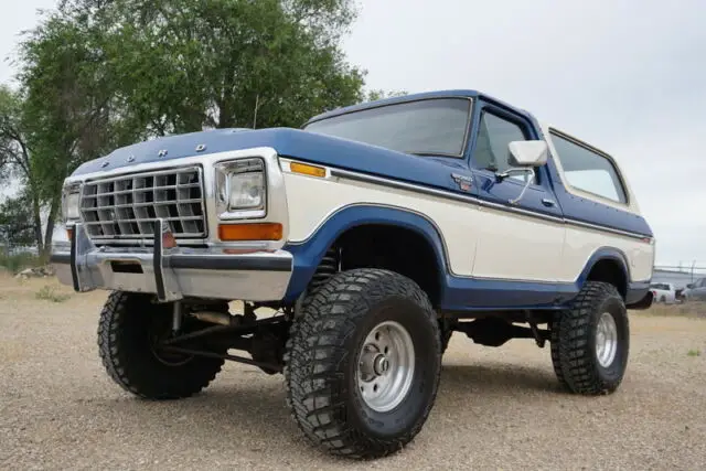 rare 1978 ford bronco ranger xlt edition, 4x4, 351 v8