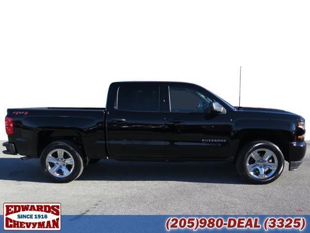 certified 2018 chevrolet silverado 1500 4x4 crew cab custom birmingham, al 35242 for sale in birmingham, alabama