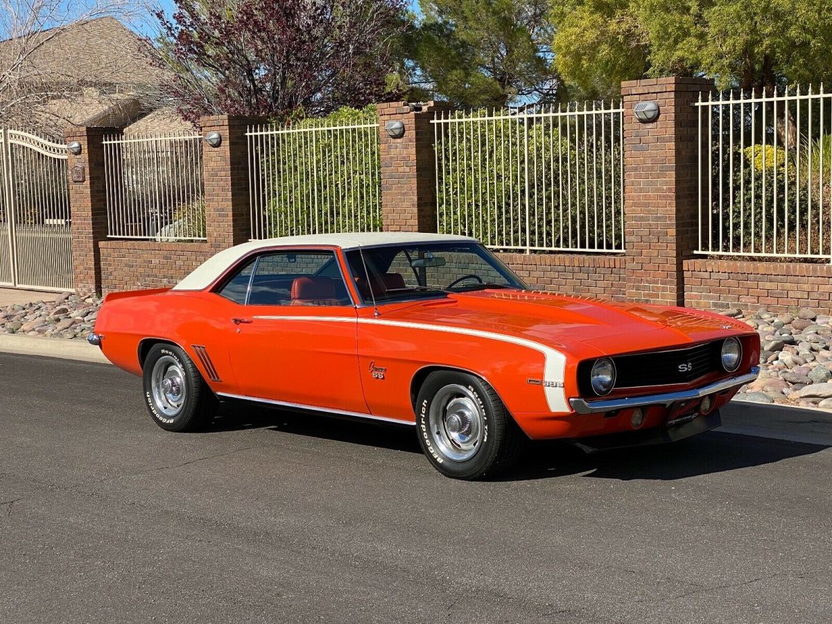1969 chevrolet camaro 396 ss matching numbers 61k documented original miles