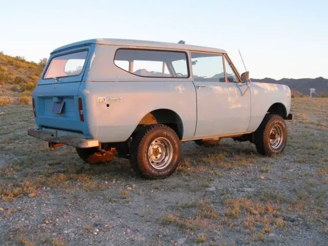 1972 international scout ii 4x4 convertible v8 **california barn find**