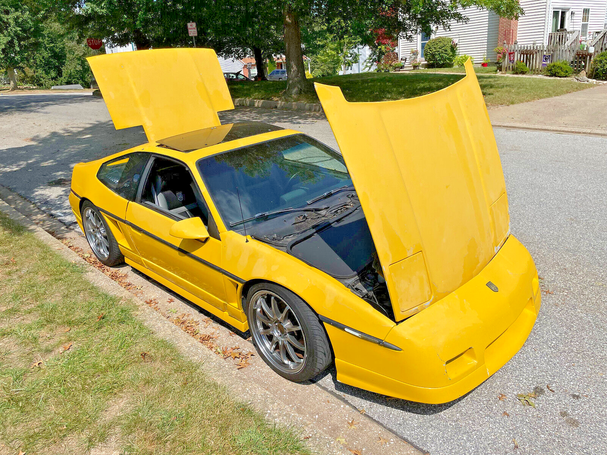 1986 pontiac fiero gt with 3.8 supercharged engine swap