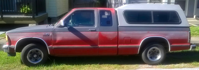 1987 chevy s-10 ext cab, classic pickup, low miles, runs good!
