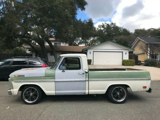 1968 ford f100 short bed custom cab, 'patina", 390 big block, 5 speed, pro build