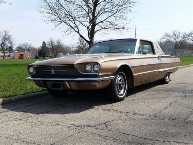 1966 ford t-bird with landau top, automatic beauty