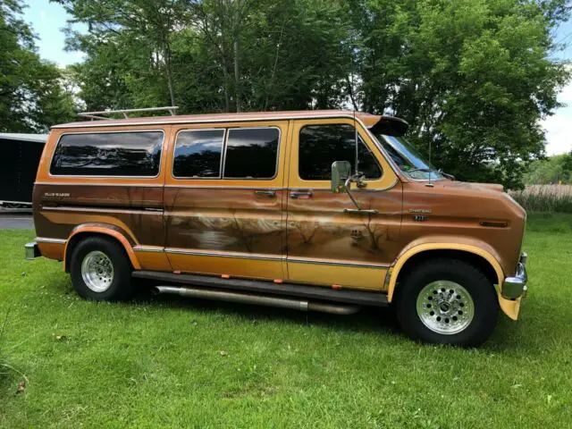1976 ford custom van club wagon survivor show van 3/4 ton vintage