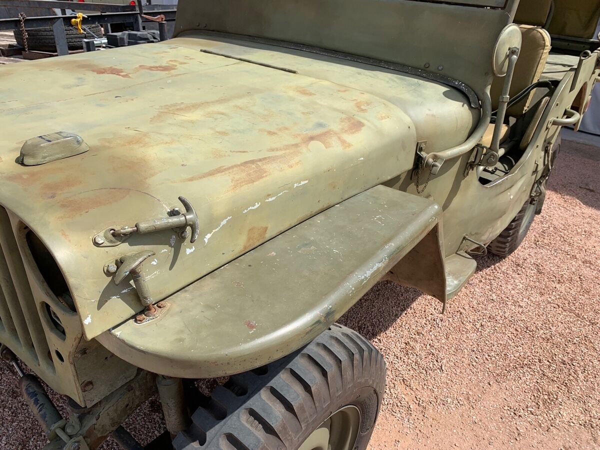 1945 willys mb convertible brown 4wd manual us army