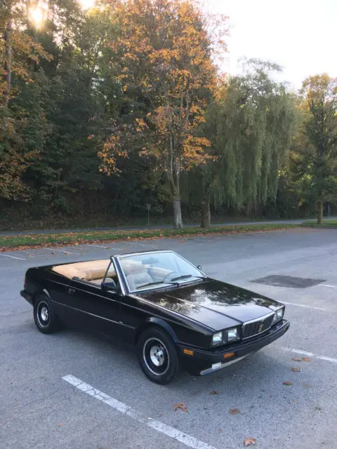 rare maserati biturbo spyder zagato; lots of recent work performed; us spec