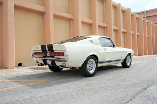 1967 ford shelby gt500 gt500 1 miles wimbeldon white fastback 428ci ford topload