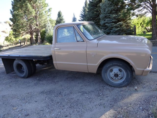 1967 chevy 1 ton dually flat bed truck