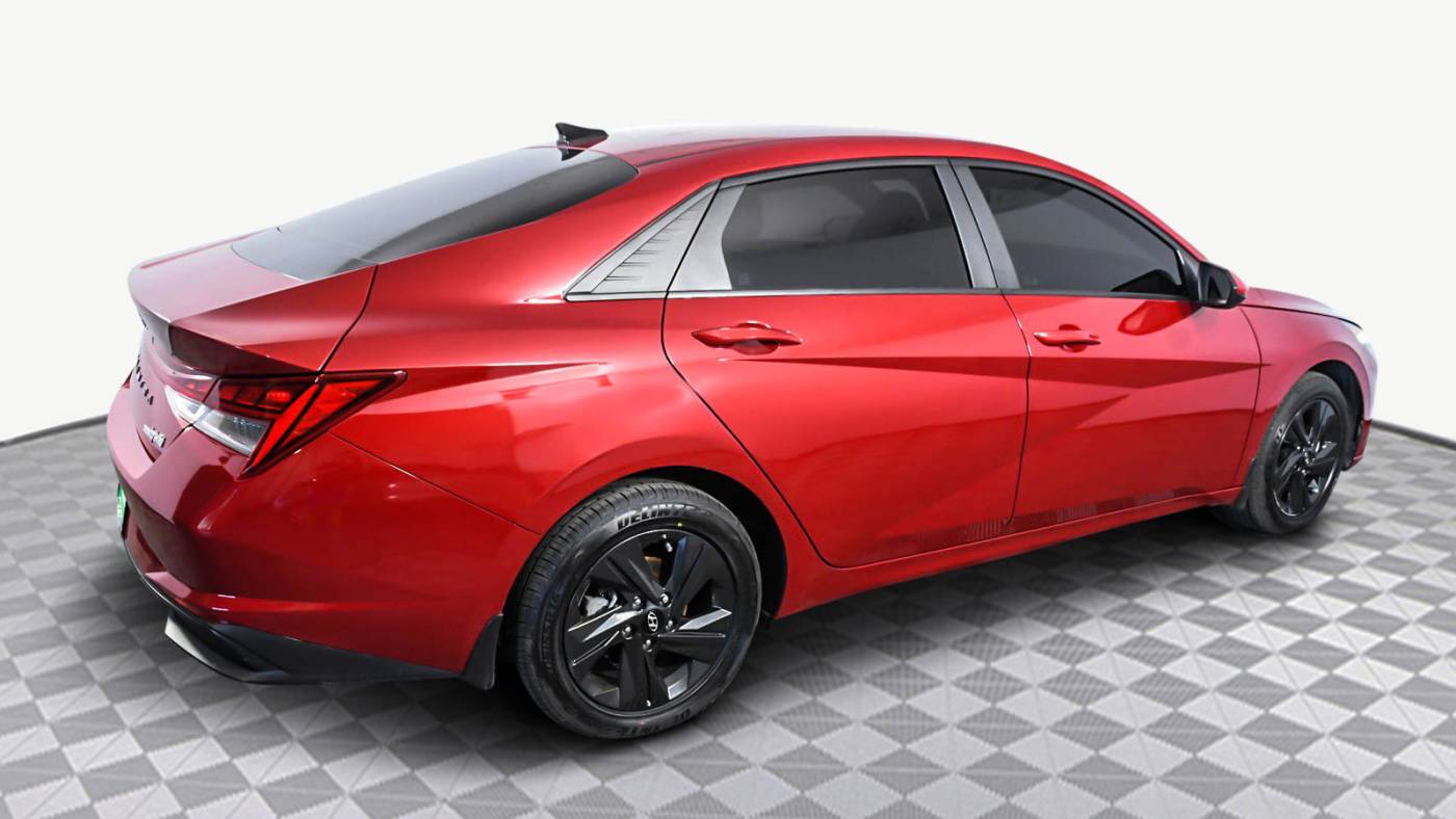 2023 hyundai elantra hybrid blue
