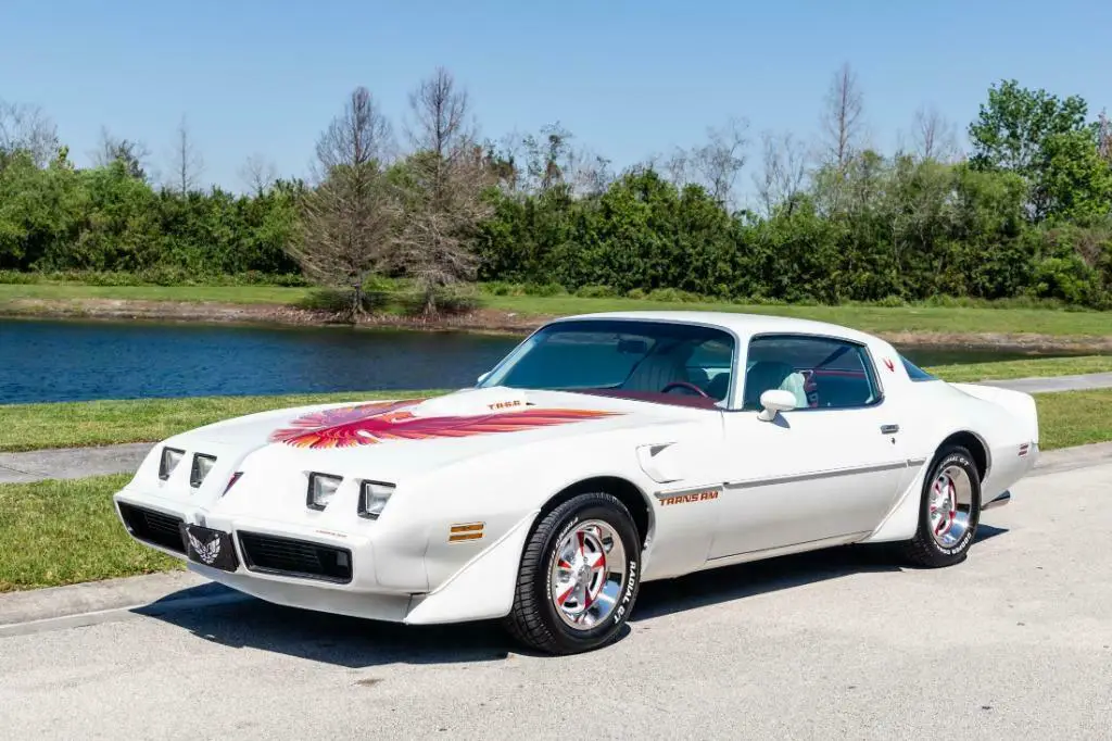 white pontiac trans am with 34333 miles available now!