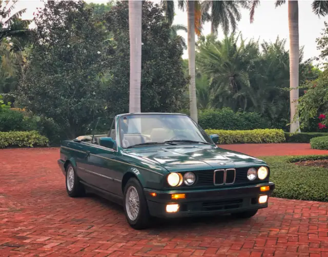 1992 bmw 325i convertible e30 manuel 5 speed low miles