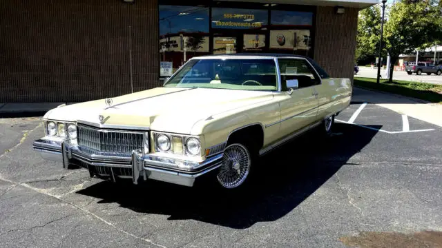 1973 cadillac coupe de ville...mostly original, loaded, a/c blows cold.nice car