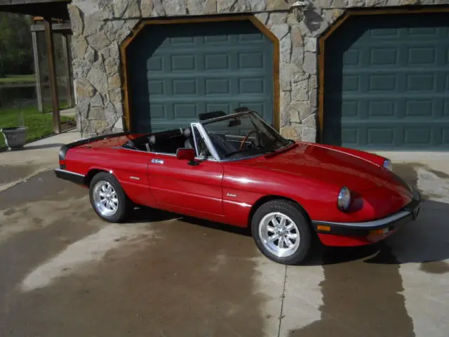1989 alfa romeo spider graduate convertible 2-door 2.0l