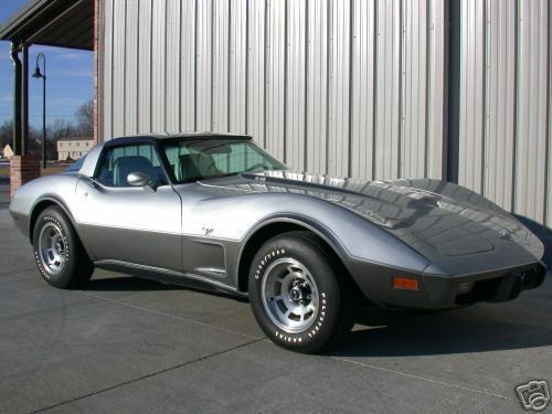 1978 corvette silver anniversary - like new condition