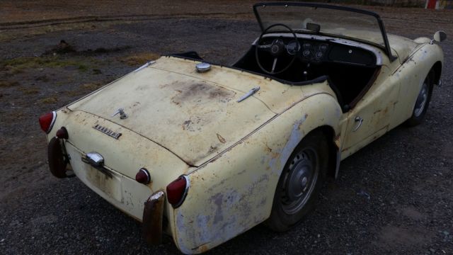 1961 triumph tr3a roadster, solid original just out of long-term storage!