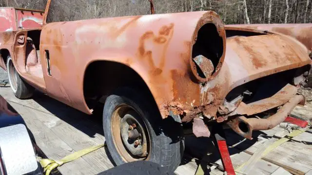 1957 ford thunderbird shell only with clean title
