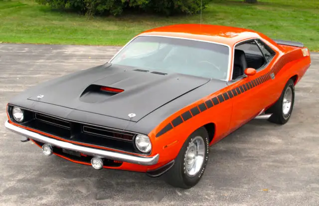 fantastic 39k original mile 4 speed tor red aar 'cuda from noted collection
