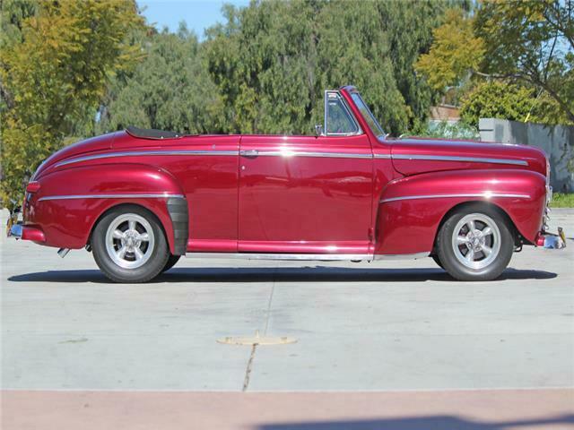 1948 ford deluxe built 289 v8 auto leather ac runs great show winner