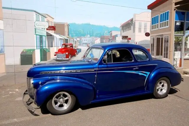 1940 chevy street rod coupe. just installed all new 2 tone interior. v-8 at. air