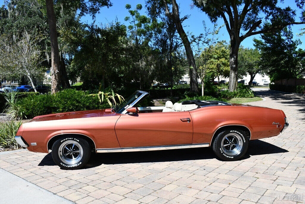 mint 1969 mercury cougar convertible buckets console power steering & brakes a/c