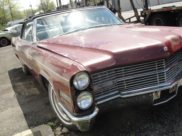1966 66 cadillac deville convertible factory bucket seat *clean title*