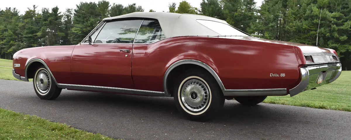 1967 oldsmobile delta 88 convertible 425 v8 pwr steering & brakes vg condition