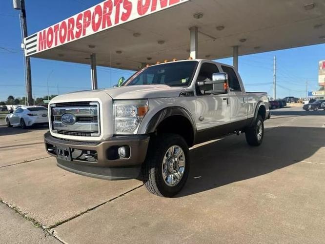 2015 ford f350 super duty crew cab king ranch pickup 4d 8 ft in bache, oklahoma