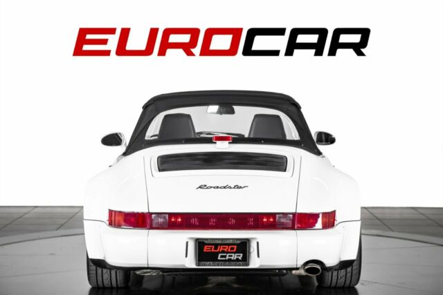 1992 porsche 911 america roadster 3.6l h6 247hp 228ft. lbs. white