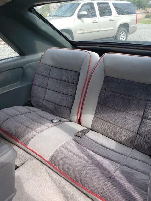 1986 ford mustang sedan black rwd manual gt