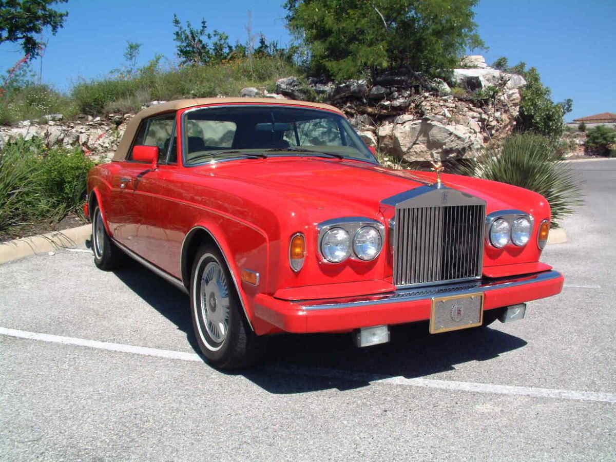 1988 rolls-royce corniche ii convertible, 46,000 miles
