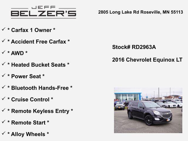 2016 chevrolet equinox lt