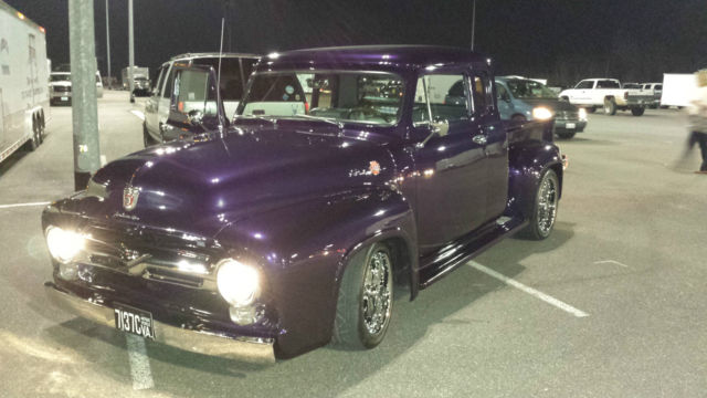 1955 f-100 custom built super cab with 3 doors