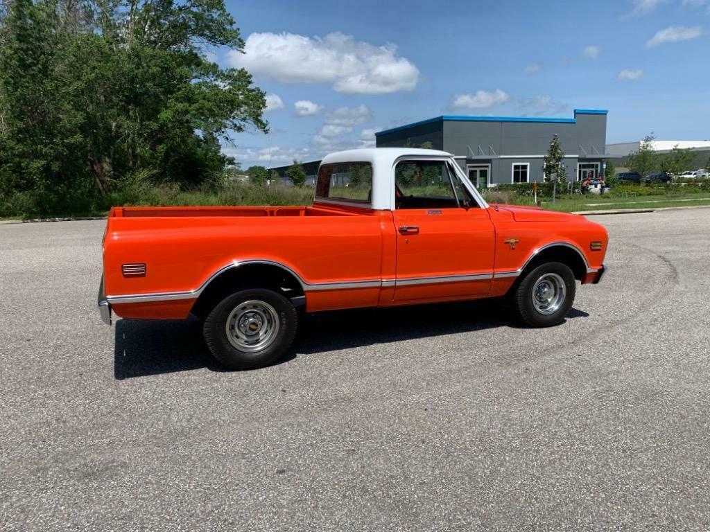 1968 chevrolet c10 short bed hugger orange