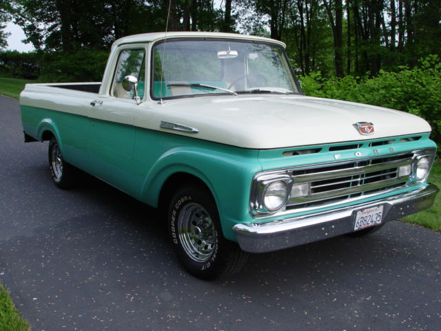 1962 ford f100 unibody longbed gorgeous california suvivor with v-8
